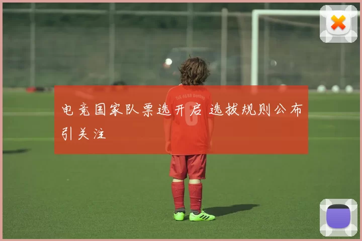 电竞国家队票选开启 选拔规则公布引关注